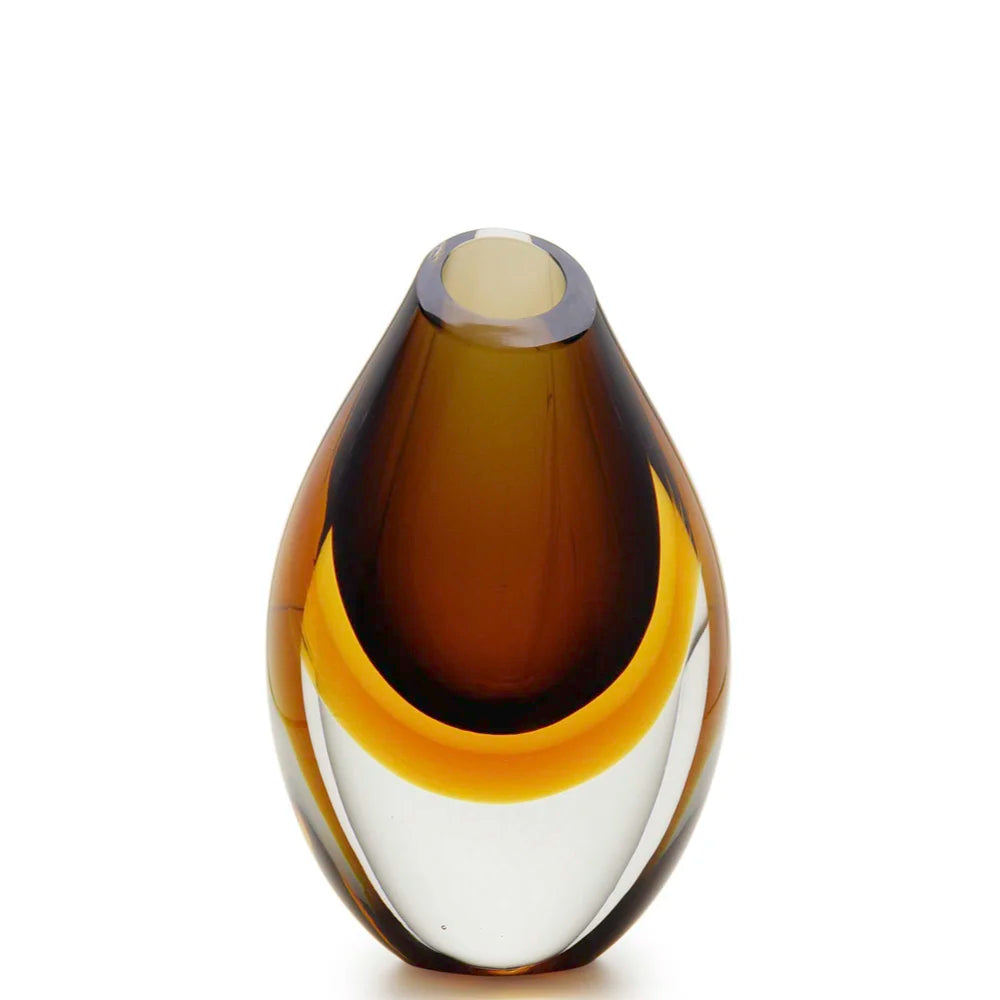 Glass vase "Vase Drop small" by Seguso