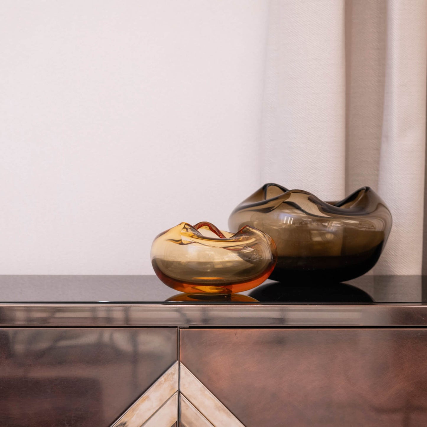 Glass vase "Vase Ocean" by Seguso