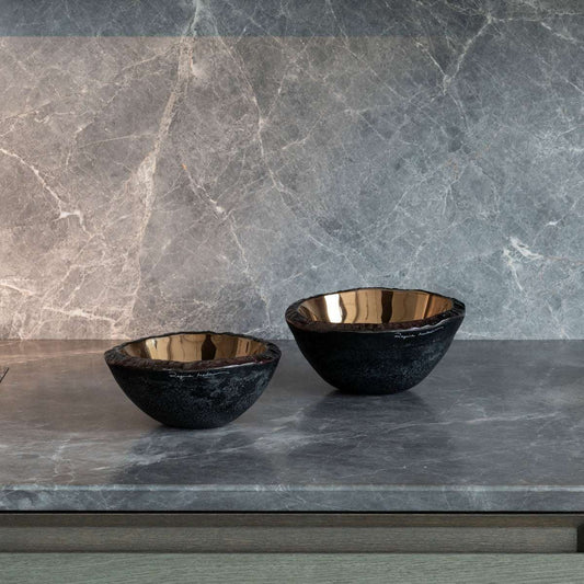 Glasschale "Bowl Bronze" von Regina Medeiros