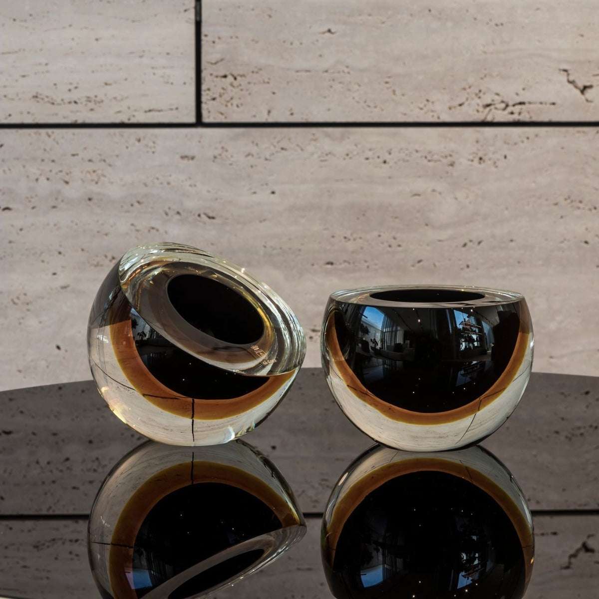 Glasschale "Drop Flat" von Seguso