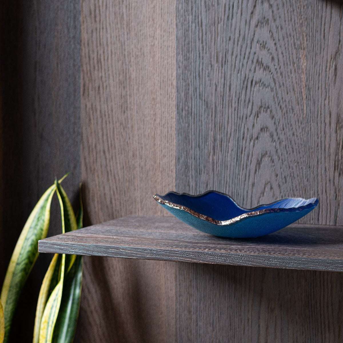 azul topo bronzeGlasschale "Mini Mapa" von Regina Medeiros
