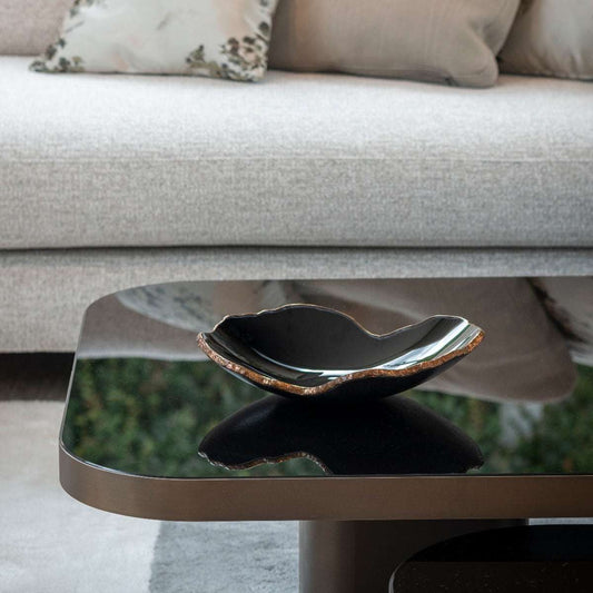 preto topo bronze Glasschale "Mini Mapa" von Regina Medeiros