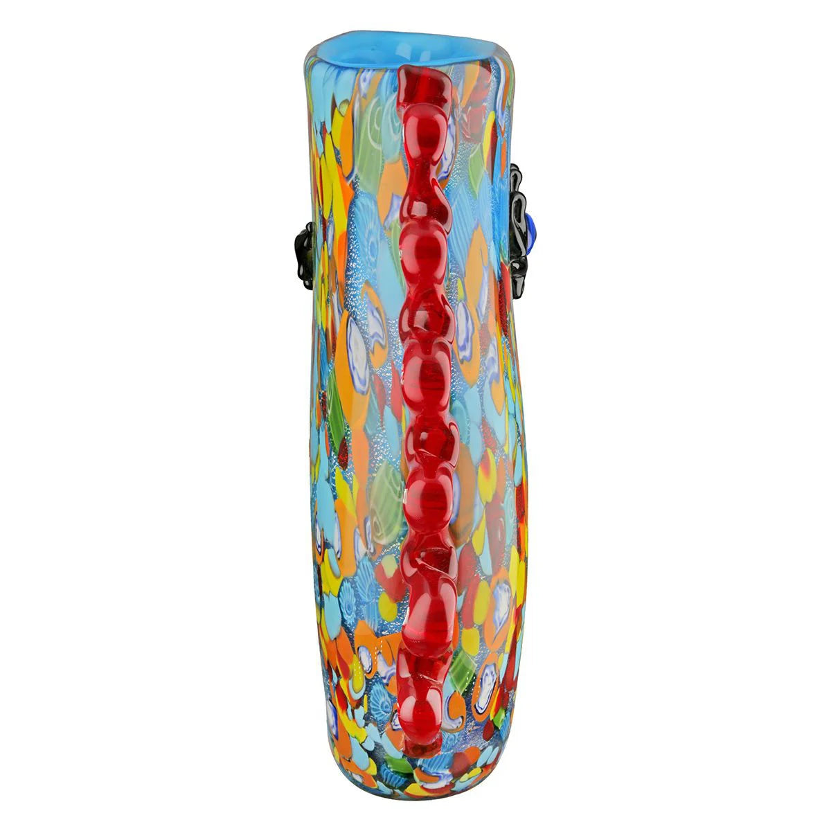 Sculpture "Face Vase - Froozen" made of glass