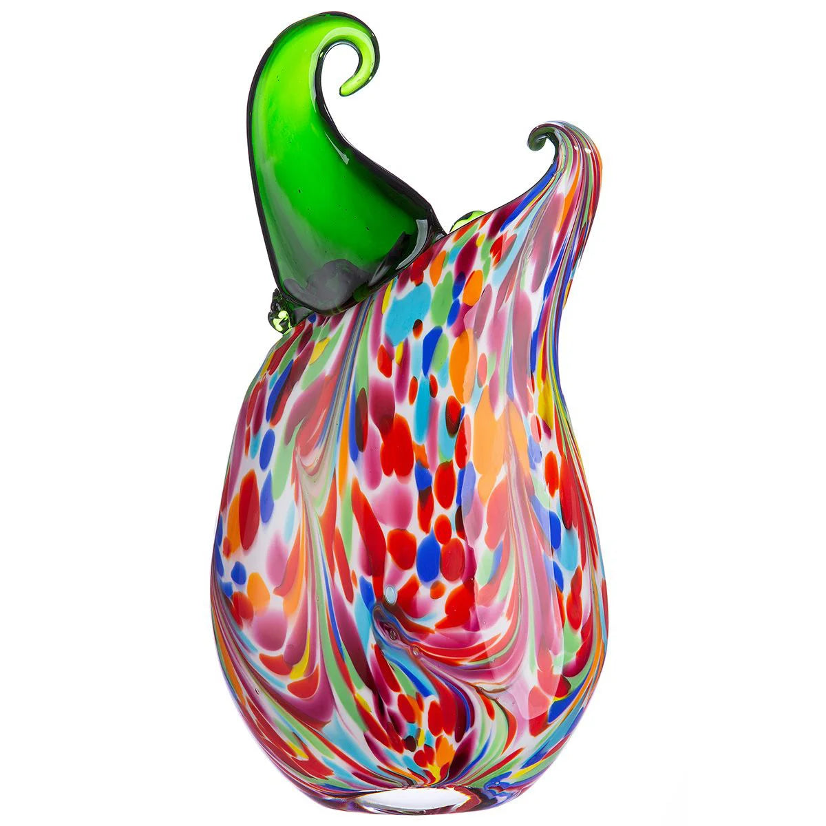 Skulptur "Gesichtsvase - Venito" aus Glas