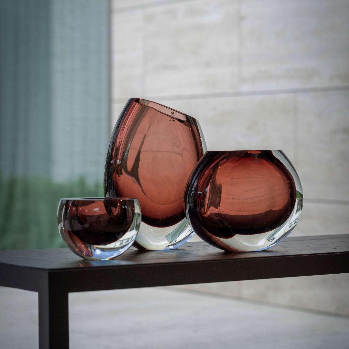 Glasvase "Vase 92" von Seguso