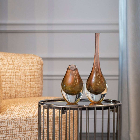 Glasvase "Mini Vase Drop low" von Seguso