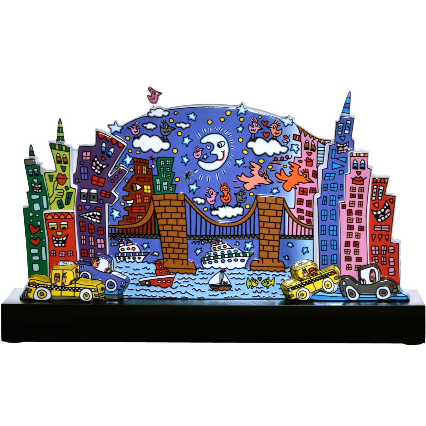 Goebel Skulptur "A New Day in a City of Dreams" von James Rizzi