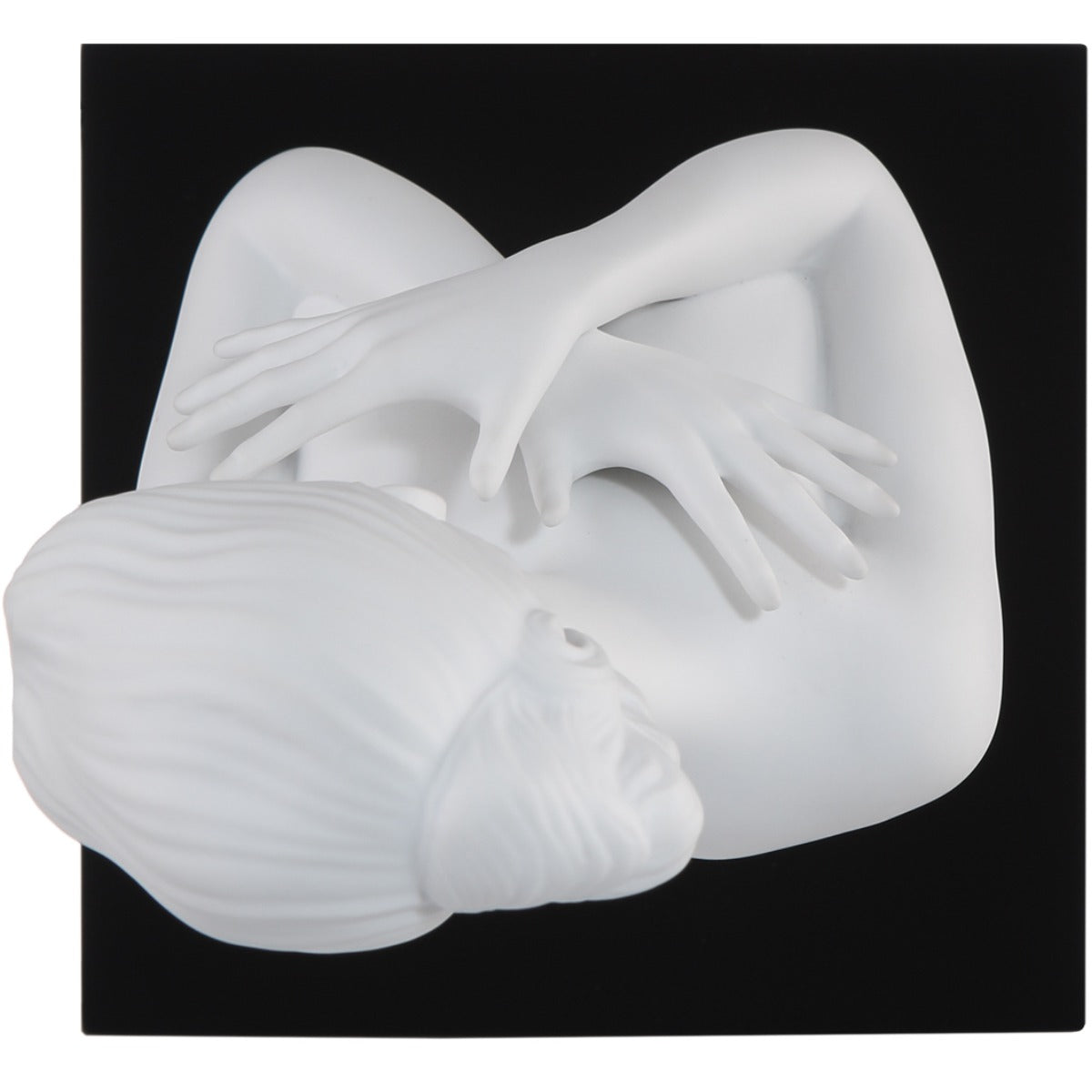 Porcelain sculpture "Fire in the Belly II" by Lana Frey