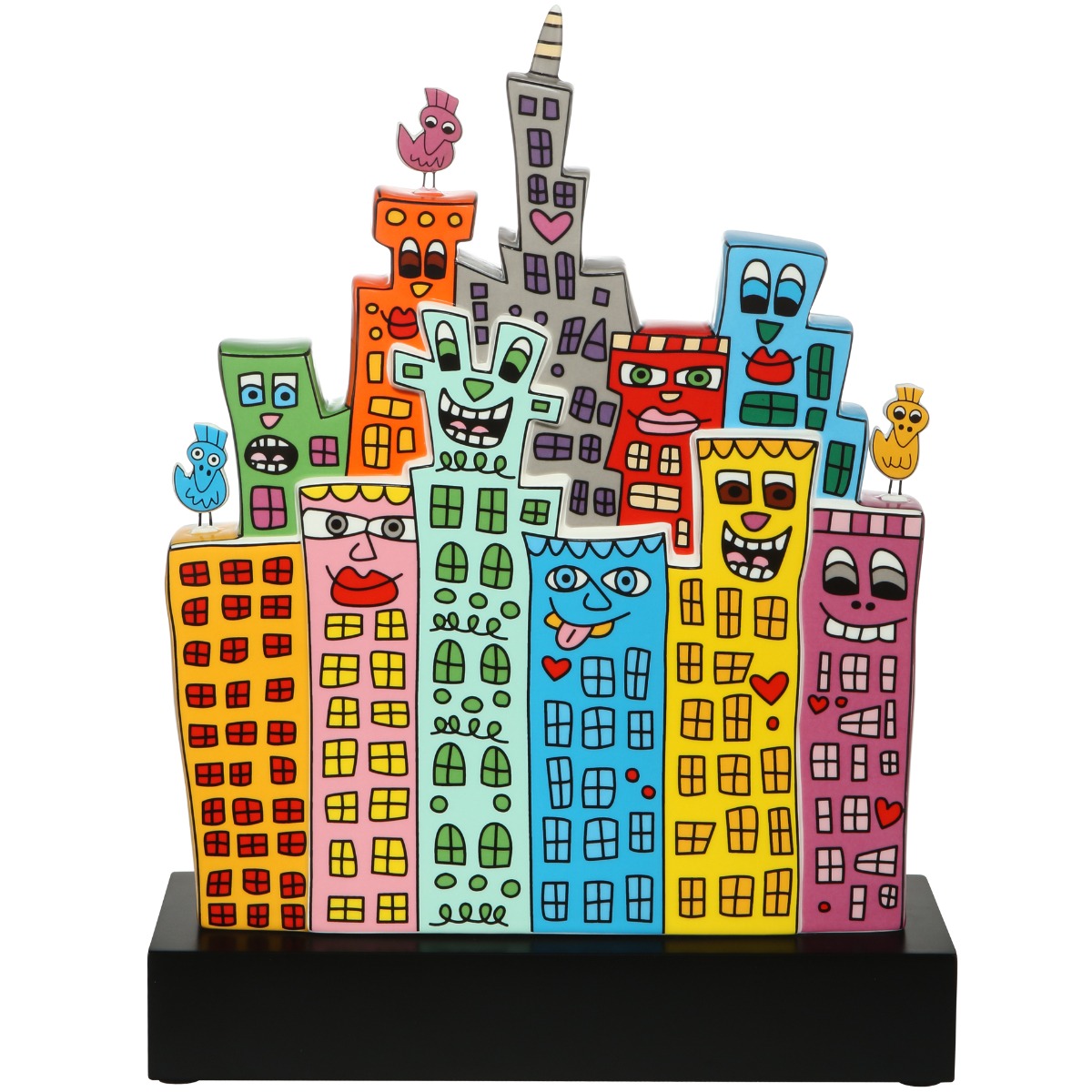 Goebel Skulptur "Summer in the City" von James Rizzi