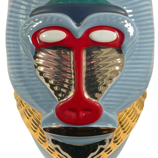 Keramikvase "Primates Mandrillus" von Elena Salmistraro-A/20/90+74