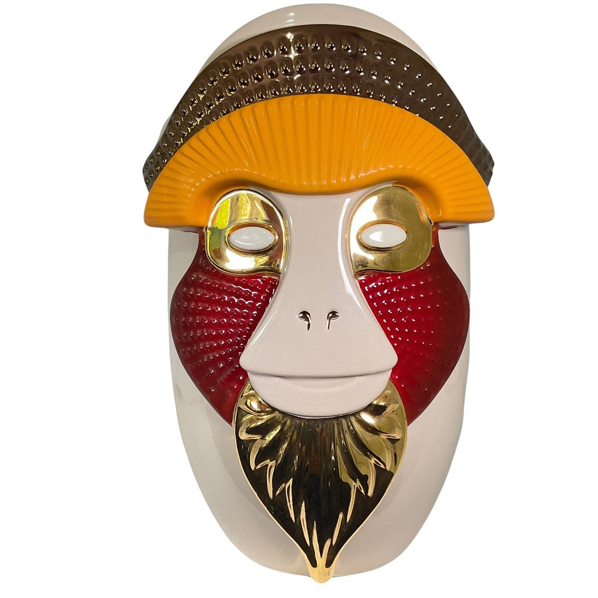 Ceramic vase "Primates Brazza" by Elena Salmistraro-A/21/52+73