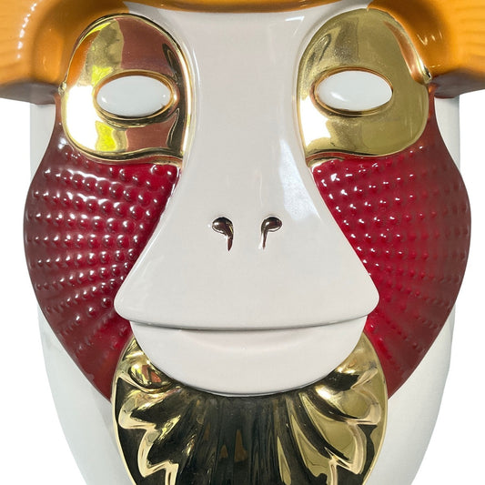 Keramikvase "Primates Brazza" von Elena Salmistraro-A/21/52+73