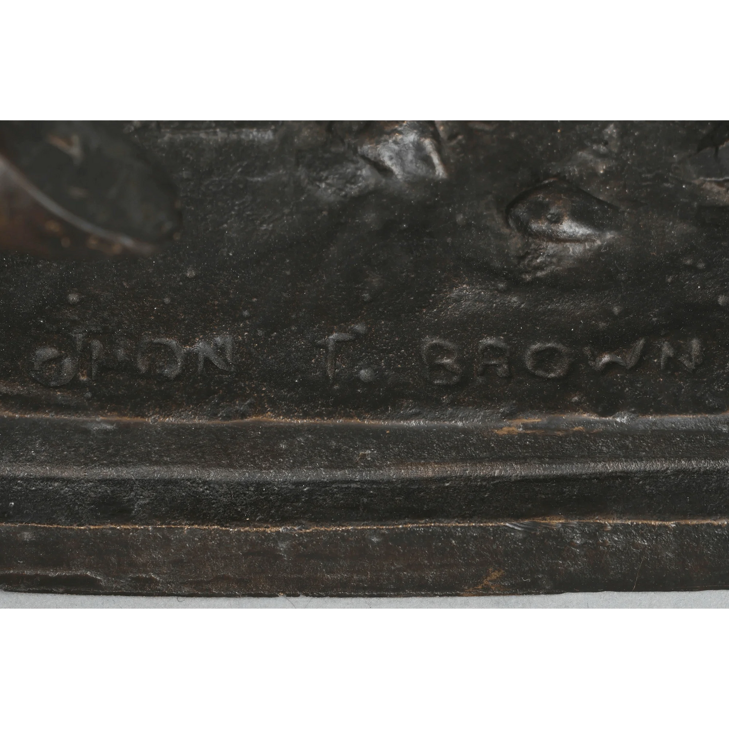 Bronze sculpture "Jockey on Horseback"