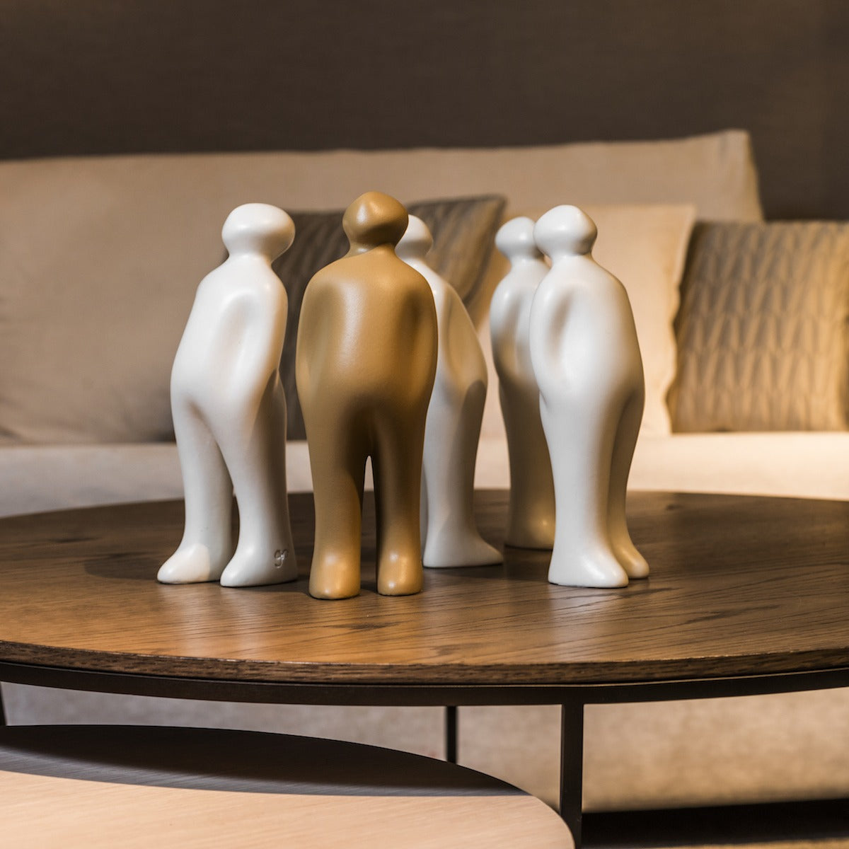 Skulpturen Gruppe aus Keramik von Gardeco