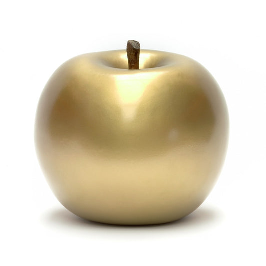 Gold Skulptur "Apple" von Selma Calheira