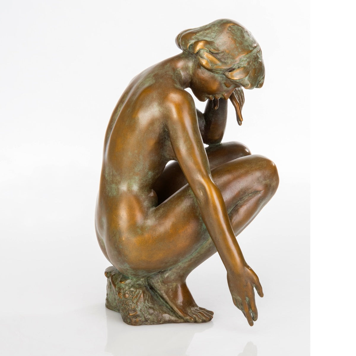 Bronze sculpture "Colorful Stones" by Erwin A. Schinzel