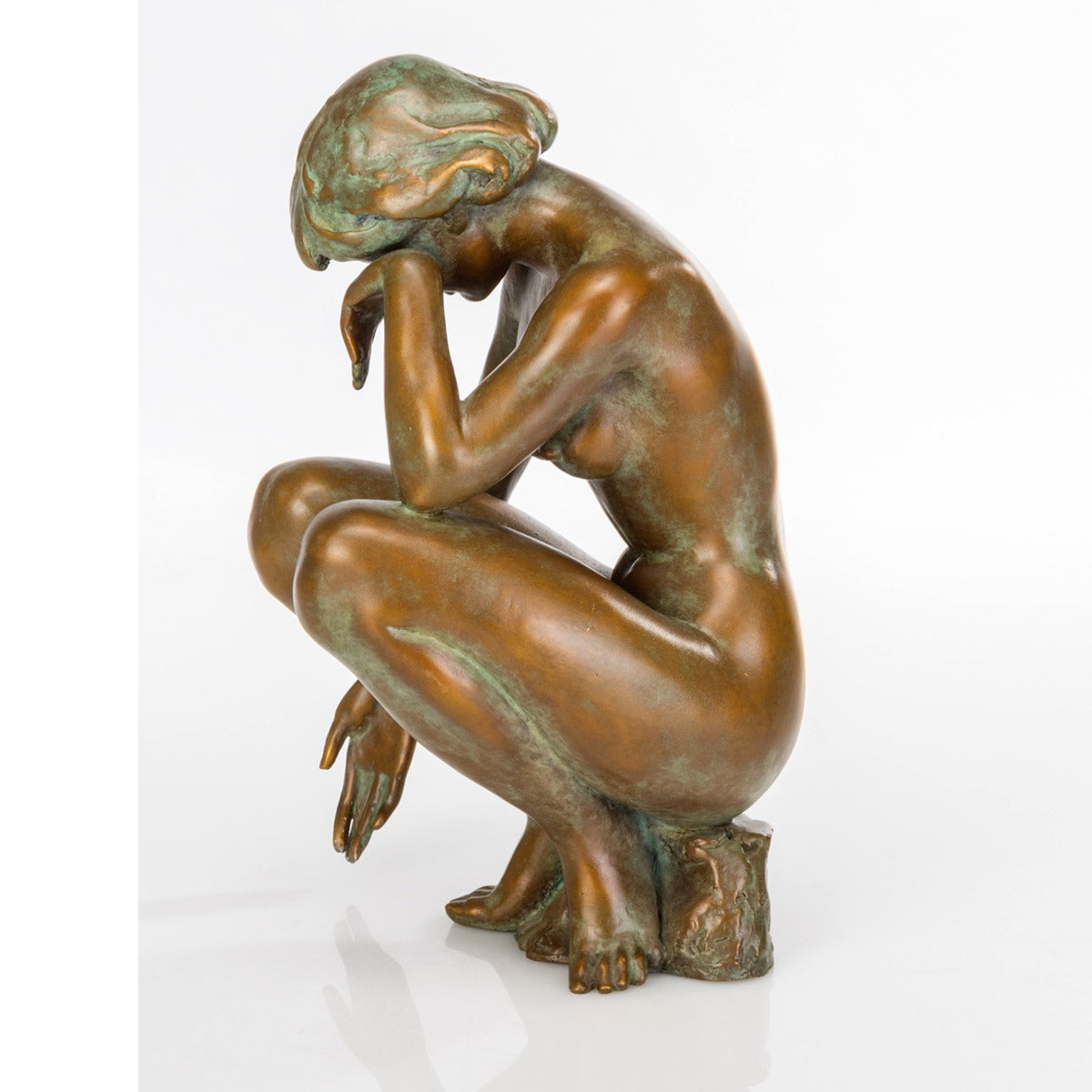Bronze sculpture "Colorful Stones" by Erwin A. Schinzel