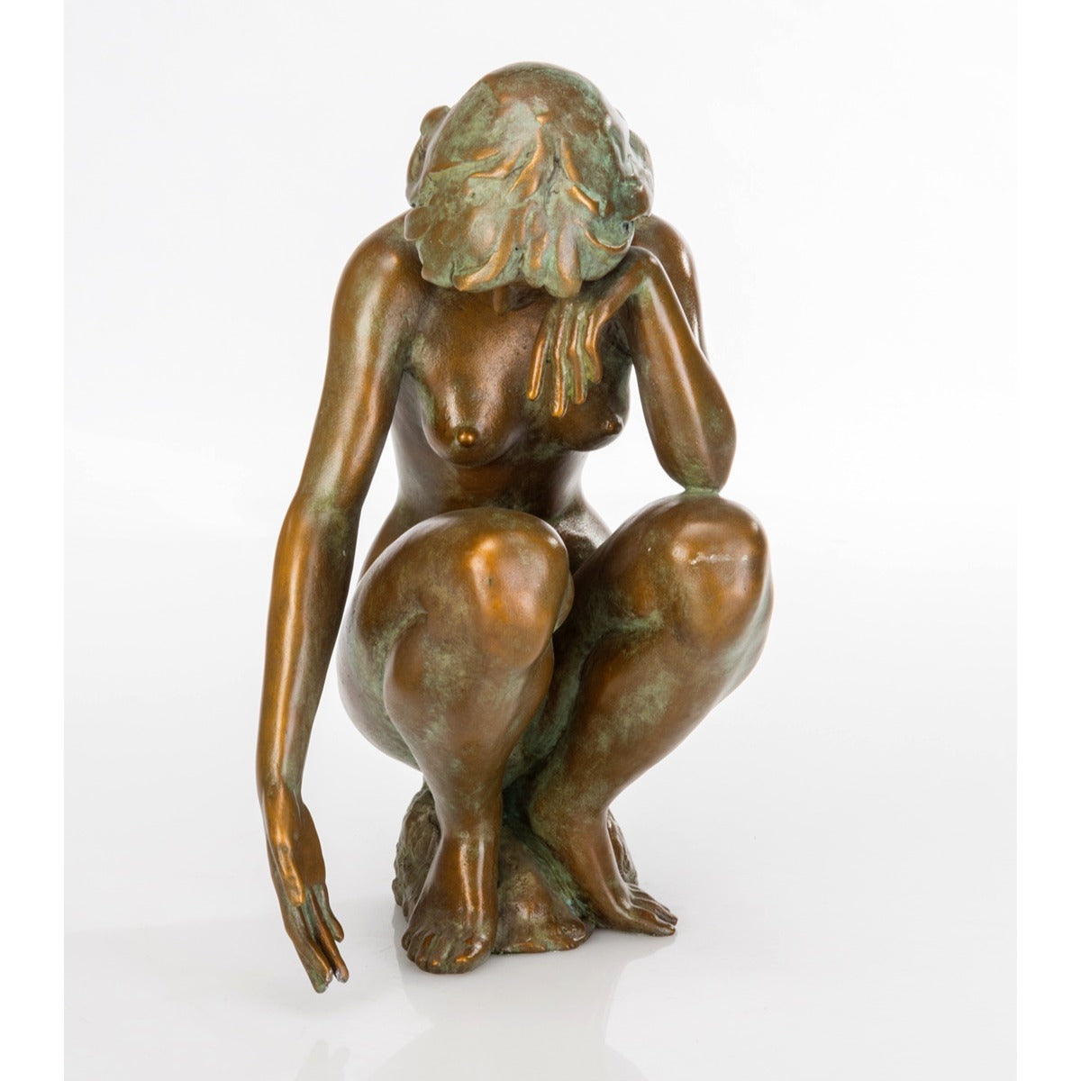 Bronze sculpture "Colorful Stones" by Erwin A. Schinzel