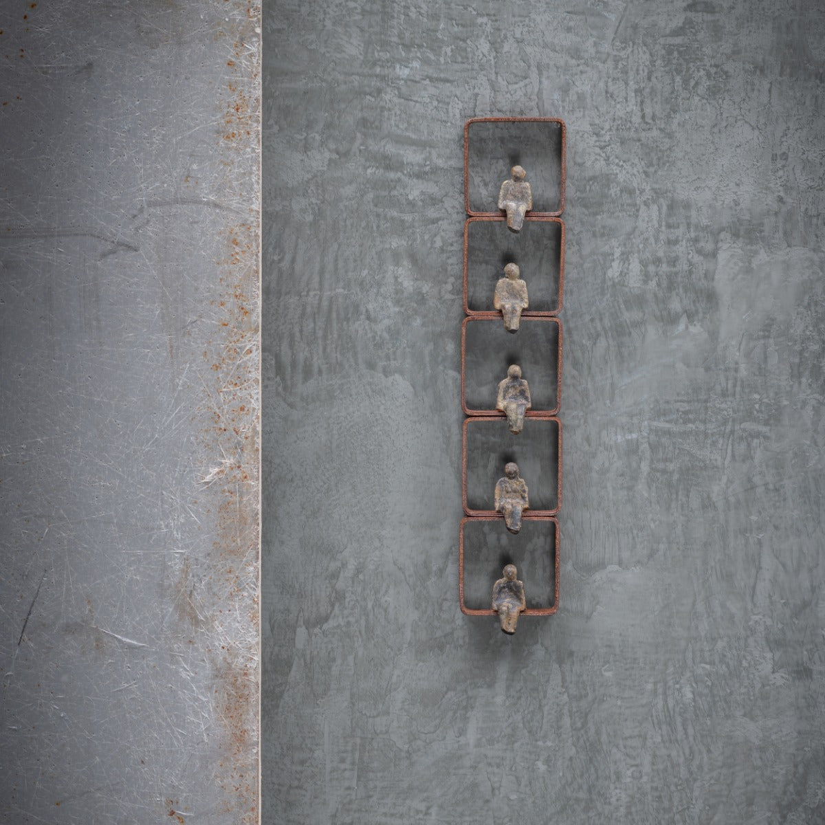 Bronze sculpture "The Window 40" by Erli Fantini