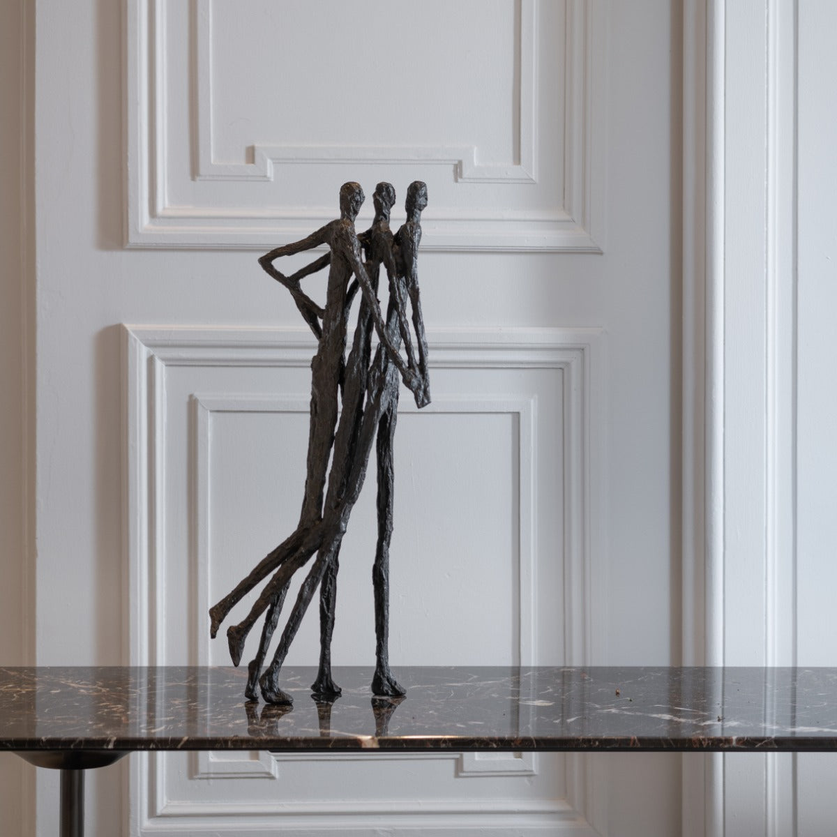 Bronze sculpture "To Sprint" by Ann Vrielinck