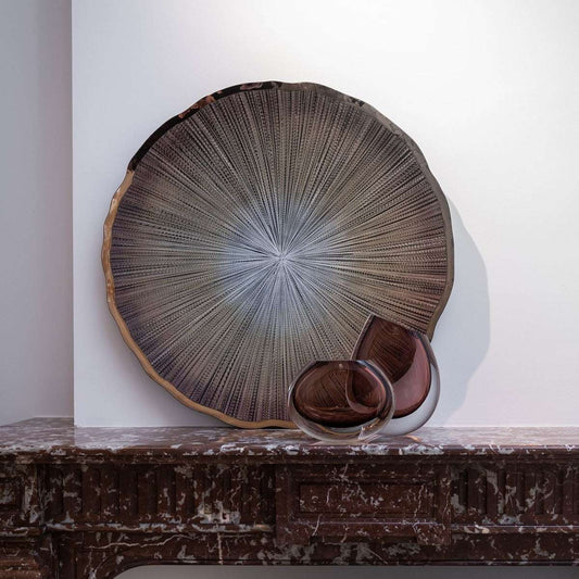 Wanddekoration "Prato de Parede Concavo" oxidos von Regina Medeiros