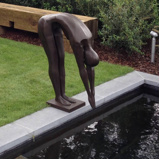 Bronzeskulptur "Schwimmer Christoph"