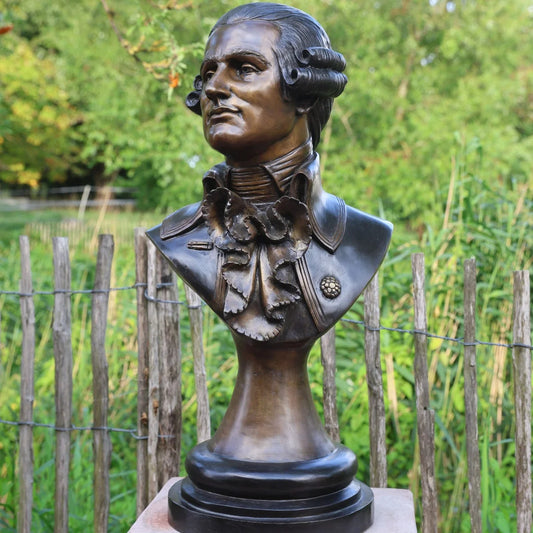 Bronzeskulptur "Mozart-Büste"