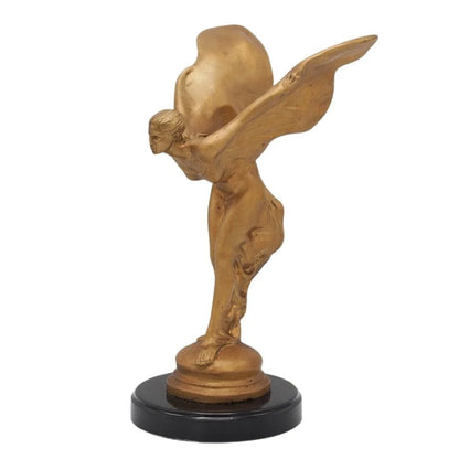 Bronzeskulptur "Emily - Spirit of Ecstasy" auf Marmorsockel