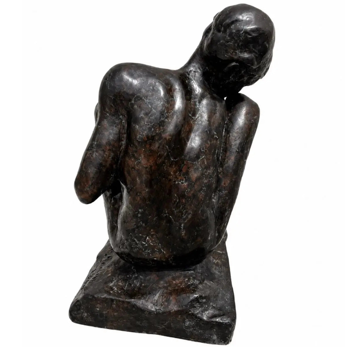Bronzefigur "Die Kauernde" von Auguste Rodin - Klassische Skulptur
