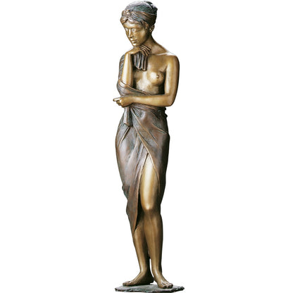 Edition Strassacker Bronzeskulptur "Im Rosengarten" von Erwin A. Schinzel