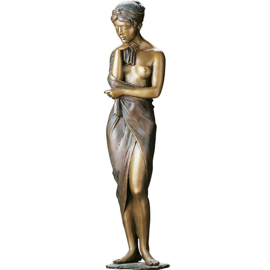 Edition Strassacker Bronzeskulptur "Im Rosengarten" von Erwin A. Schinzel