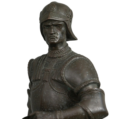 Bronze sculpture "Equestrian statue of Bartolomeo Colleoni"