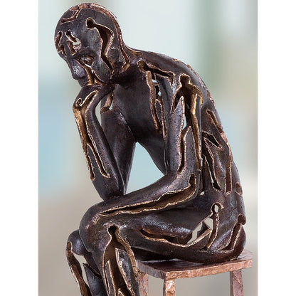 Beispielansicht der Bronzeskulptur "Der Denker