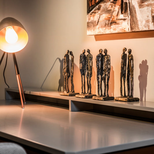 Bronze sculpture "To Reason" by Ann Vrielinck 