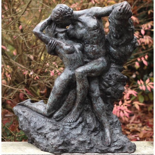 Bronzeskulptur "Liebespaar - Der Kuss" von Auguste Rodin