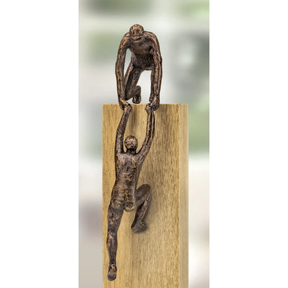 Bronzeskulptur "Gemeinschaft"