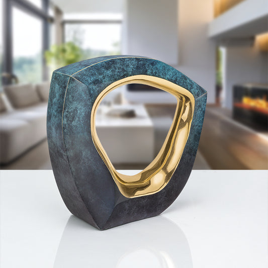 Bronzeskulptur "Lebensblick" von Teresa Wild