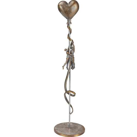 Bronzeskulptur "Abheben"