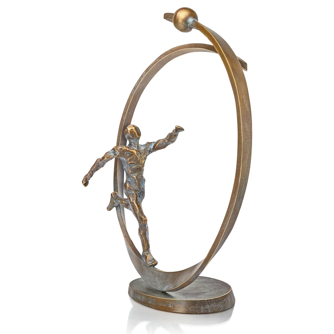 Bronzeskulptur "Vorwärts"