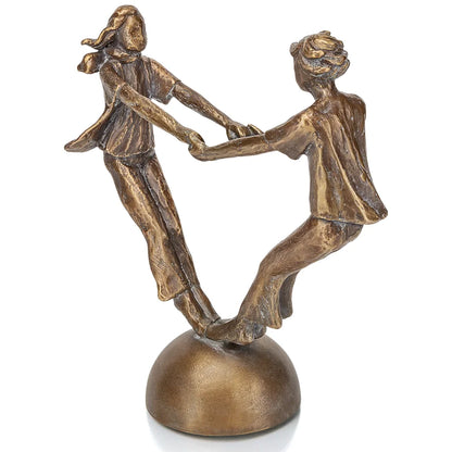 Bronzeskulptur "Zusammenhalt"