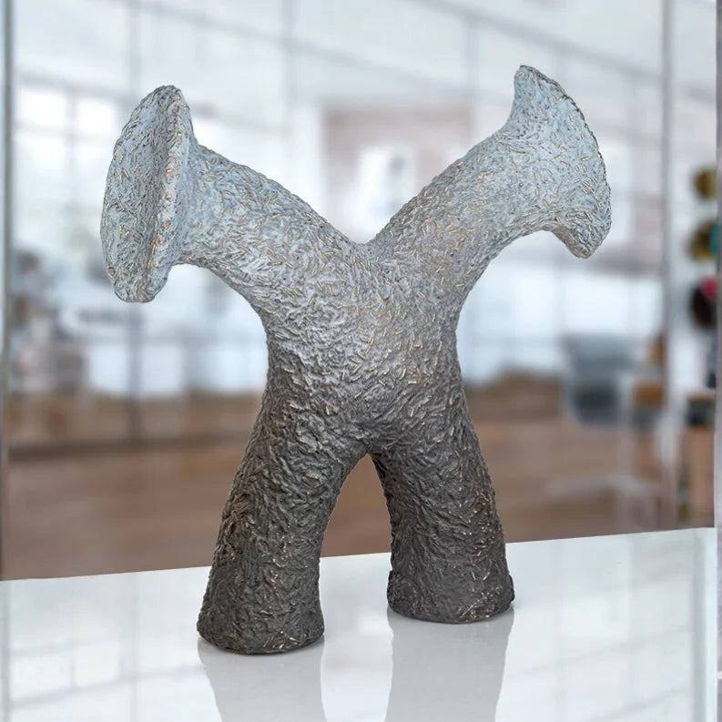 Bronzeskulptur "Hix" von Sonja Keppler