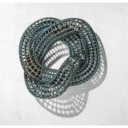 Bronzeskulptur "Knoten" von Ines Fiegert