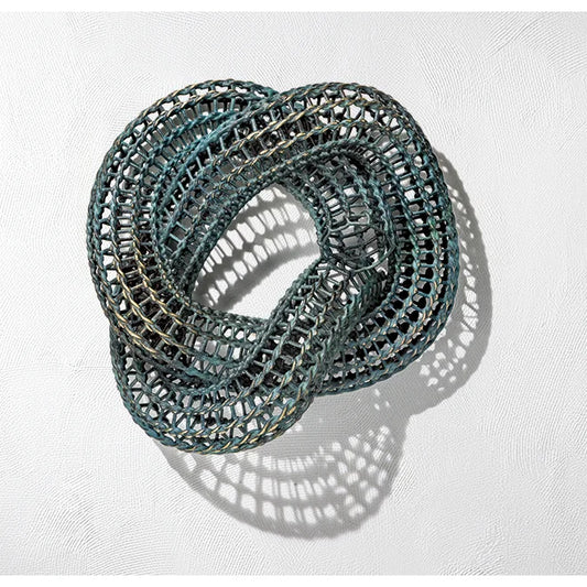 Bronzeskulptur "Knoten" von Ines Fiegert