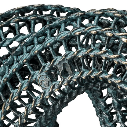 Bronzeskulptur "Knoten" von Ines Fiegert