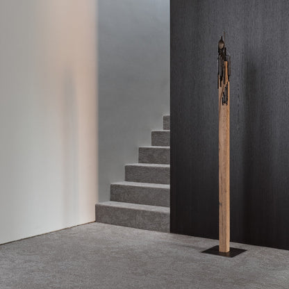 Bronze sculpture "In Tribus" by Guy Buseyne 