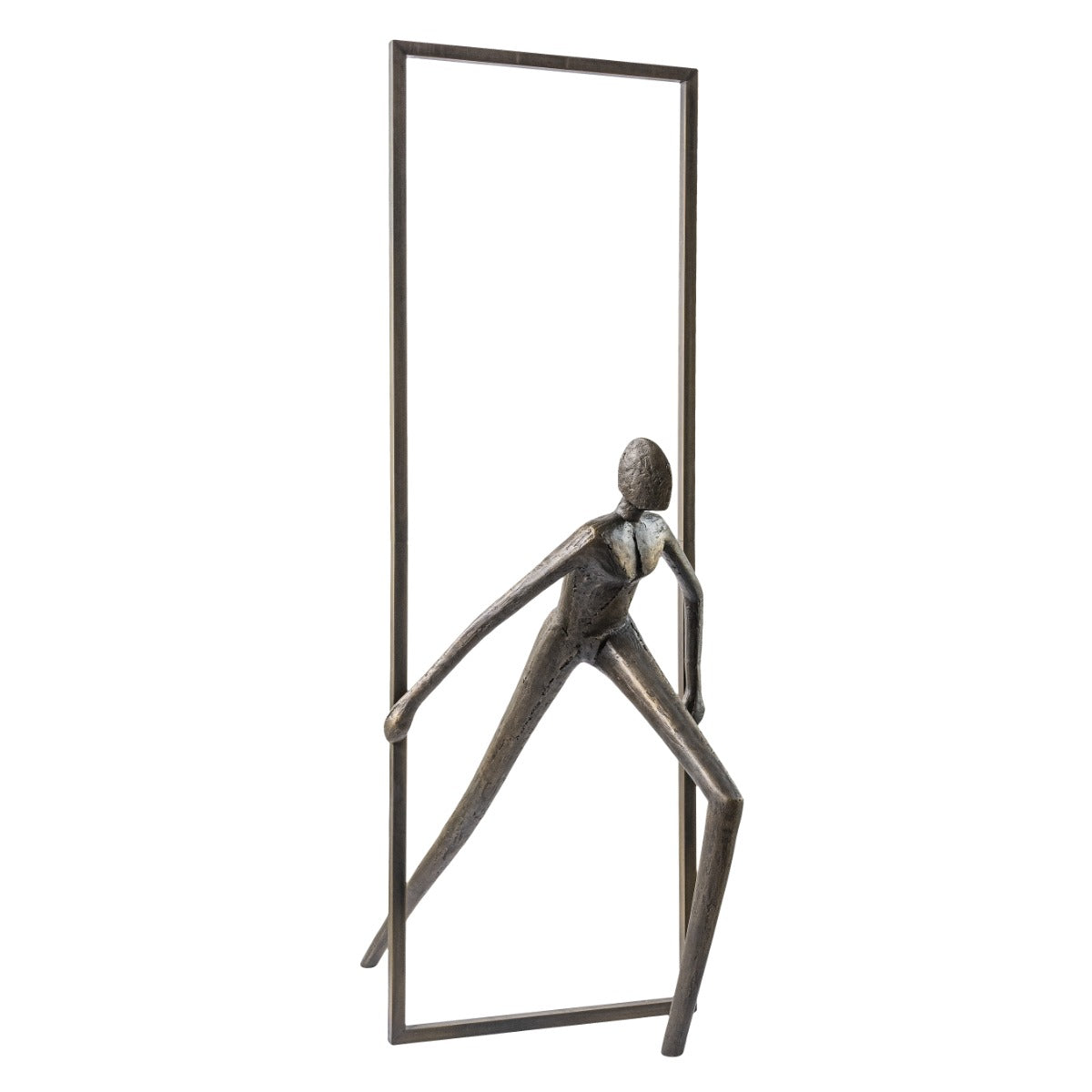 Bronze sculpture "Into freedom" by Guy Buseyne 