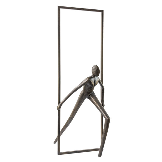 Bronze sculpture "Into freedom" by Guy Buseyne 