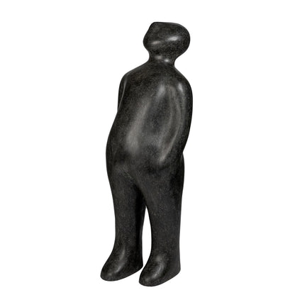 Sculpture "The Visitor 120 - Bronze" by Guido Deleu 