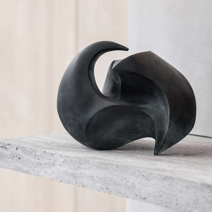 Bronzeskulptur "Fluid complexity" von Kris Demuelenaere