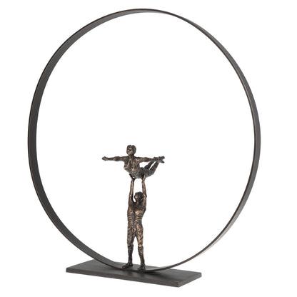 Bronze sculpture "Partnering" by Jacques Vanroose
